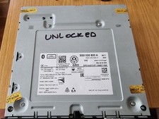Volkswagen Dab Radio Head Unit  Unlocked CP OFF 3Q0035820A 3Q0 035 820A FAULTY