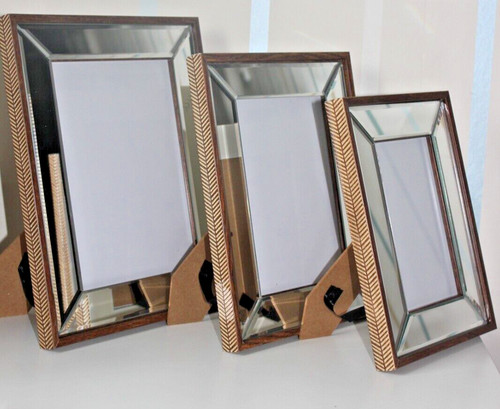 Mirror trim gold feather - mirror,