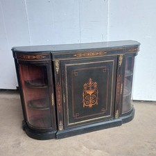 Victorian ebonised & brass