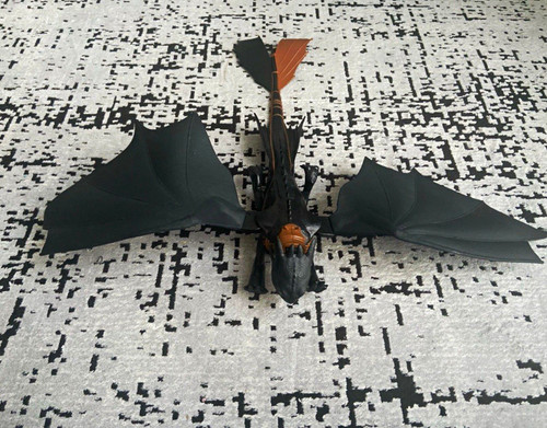 Toothless black dragon plastic - toothless,