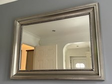 Next Pewter Beaded Mirror