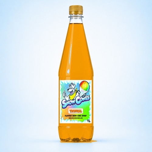 Snow cone syrup tropical - cone,