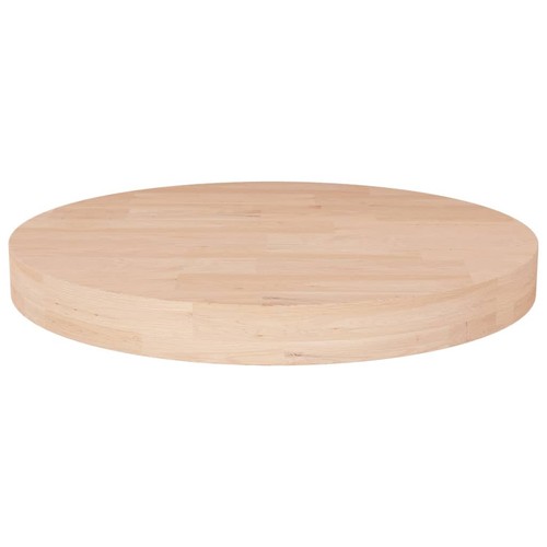 Solid wood oak round - solid, table