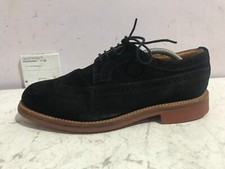 Mark Mcnairy Mens suede shoes formal comfortable class UK 7.5 Black JJ