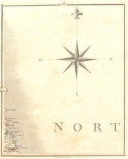 TYNEMOUTH. Northumbria. North South Shields Whitley Bay Blyth. CARY 1794 map