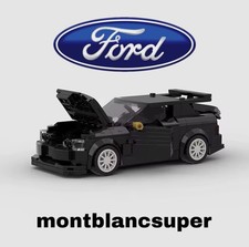 Black Ford Escort Cosworth 321 Pcs Building Brick Set MOC - FREE DELIVERY! UK