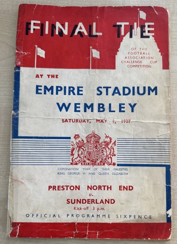 1937 cup final programme - 1937,