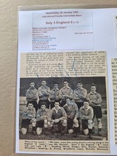 ENGLAND 1954 UNDER-23 MATCH FULLY HAND-SIGNED (INCL DUNCAN EDWARDS) PHOTOCARD
