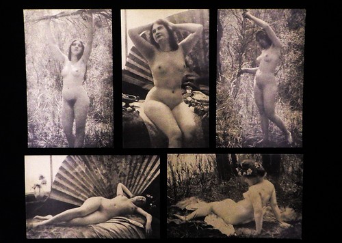 Five antique french risqué - french,