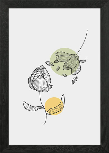 Beautiful flower framed wall - beautiful,