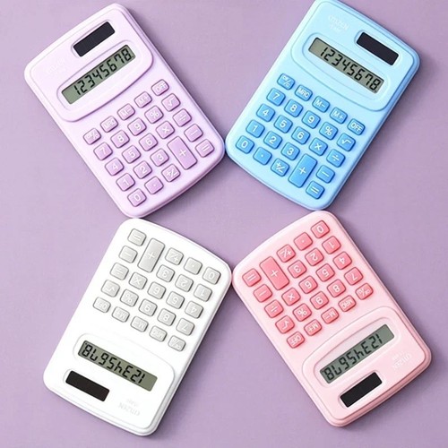 Mini pocket calculator digit - 8,