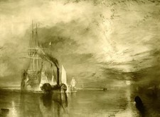 Original 1901 Old Antique JMW