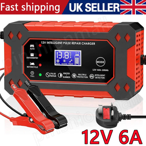 Car battery charger 12v amp - battery,