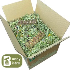 Bunny Bistro Flower Grazing Box 1.65kg | 100% Natural Forage, Rabbit, Guinea Pig