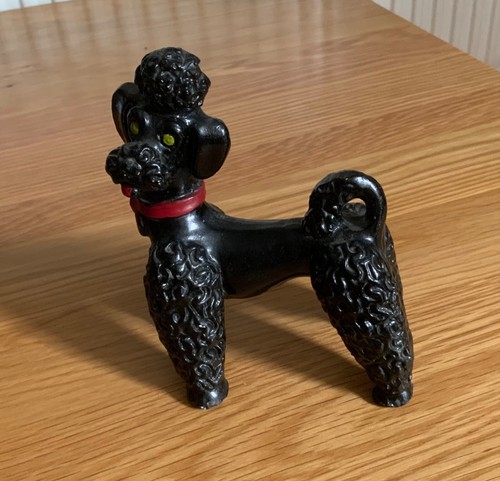 Vintage 1960 black - 1960’s, poodle