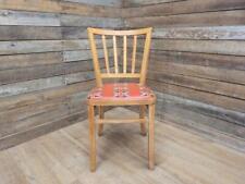 Mid Century Blonde Bentwood Bedroom Office Desk Chair Union Jack Seat Retro Chic