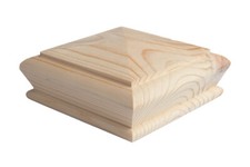 Stair newel post cap - cap, pyramid