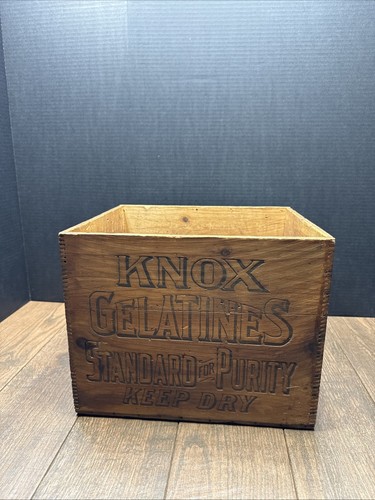 Vintage knox celatines wooden - vintage,