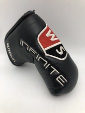 Wilson Infinite Bladed Putter Golf Headcover Black Red White VGC Fast Postage