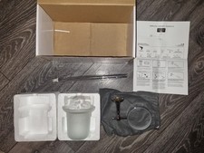 Bath Store - Round Glass Wall Mounted Toilet Brush & Holder Chrome Finish