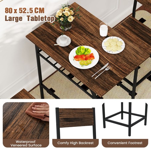 Table chair set - chair, metal