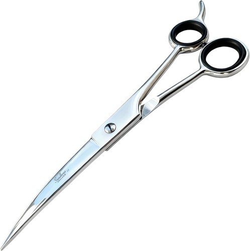 Curved dog grooming - curved, scissors
