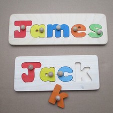 Personalised Wooden Name Tray