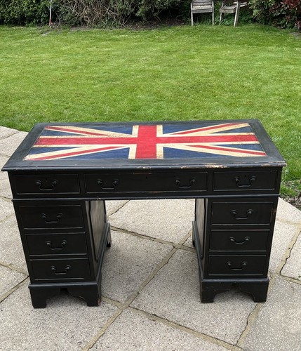 Hand painted desk - hand,
