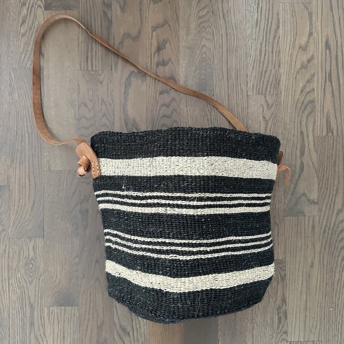 Vintage 1990s sisal - vintage, tote