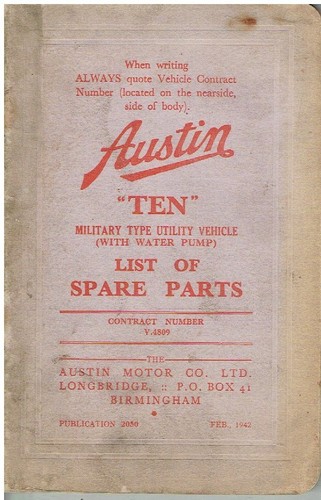 Austin ten ww2 utility truck - austin,