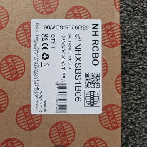 Wylex nhxsbs1b06 6amp rcbo - wylex,
