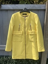 Yellow Coat/jacket From Zara Worn Once And Then Dry Cleaned A Very Heavy Coat