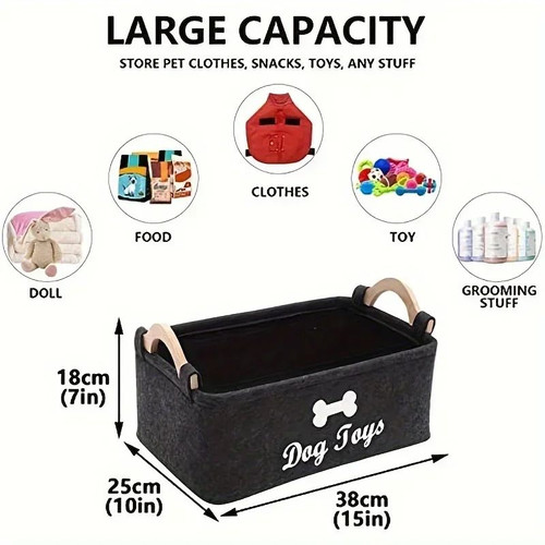 Dog toy box - box, basket
