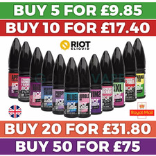 Riot Squad Bar EDTN Nic Salt | 10ml E Liquid | 5mg/10mg/20mg |  Bar Salt