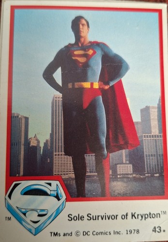 1978 topps superman sole - 1978,