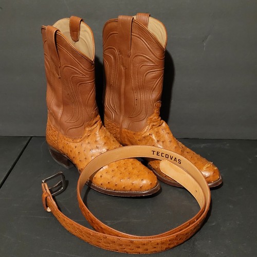 Tecovas wyatt ostrich boots - wyatt,