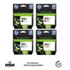 HP 950XL 951XL Ink Cartridges CMYK for Officejet Pro 8600 Plus e-All-in-One Lot
