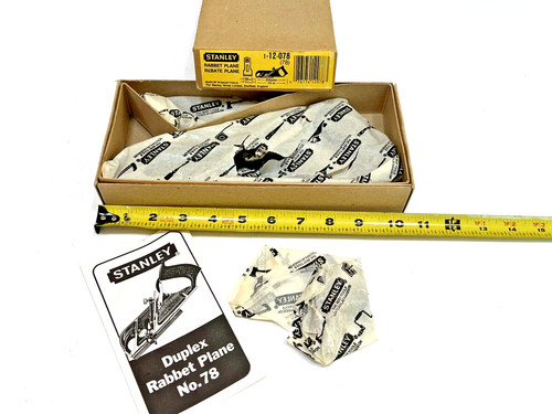 Nos stanley 78 rabbet - no.,