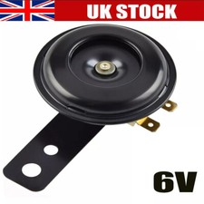 6v Replaces Motorcycle Horn Motorbike Loud Black 105db Universal Car 6 Volt UK
