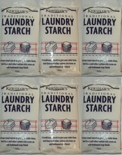6 x Kershaw's Traditional Laundry Washing Starch For Crisp Cotton Linen 200g