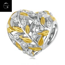 Sterling Silver 925 Charm Gold