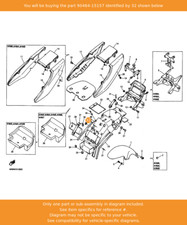 YAMAHA Clamp, 90464-15157 OEM