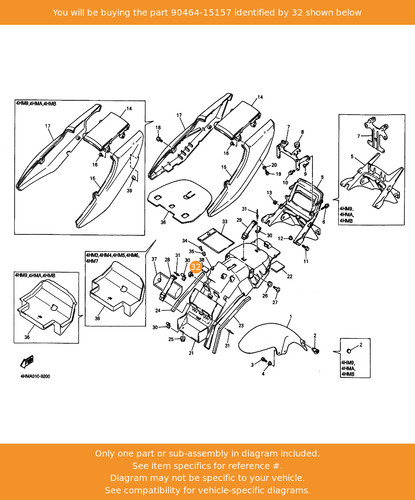 Yamaha clamp 90464 - yamaha, oem