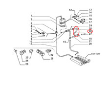 Flexible Hose Fuel Supply Fiat