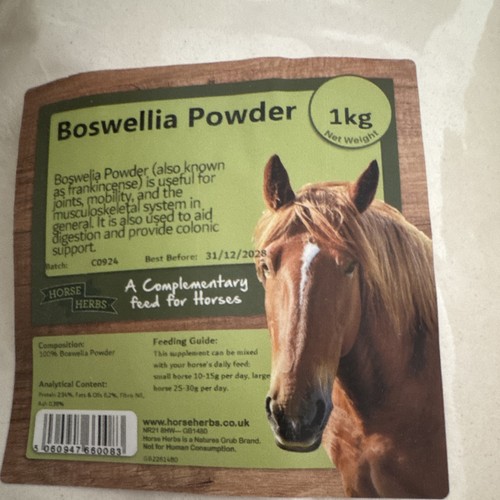 Horse herbs boswellia powder - horse,