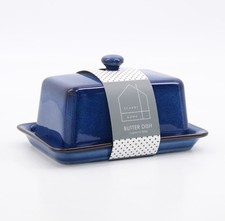Scandi home blue - blue, butter
