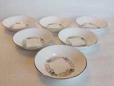 6 x Wedgwood bone china Boleyn  Dessert Ice cream Bowls 13 cm diameter