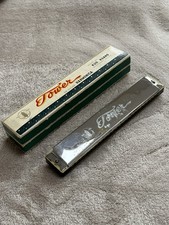 Vintage Tower Harmonica In C 48 Hole Mouth Organ Boxed VGC