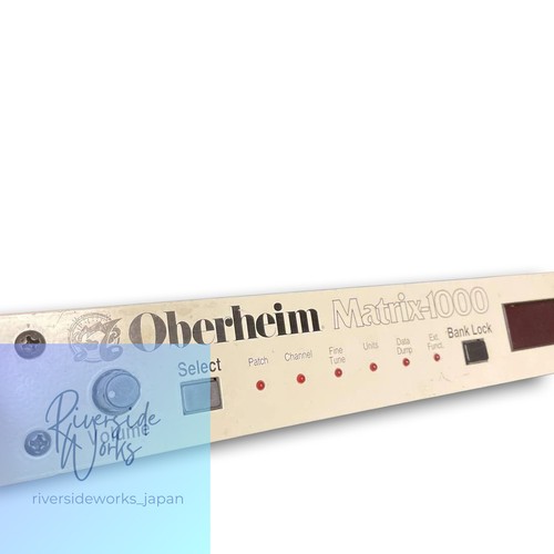 Oberheim matrix 1000 sound - oberheim, matrix-1000
