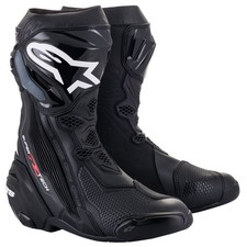 Alpinestars Supertech R Motorcycle Race Boots Black